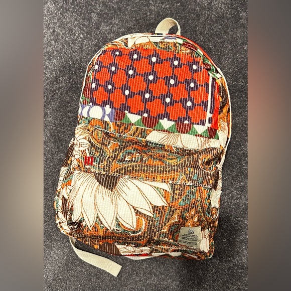 BDG Backpack Printed Corduroy Floral/ Paisley - Picture 5 of 7